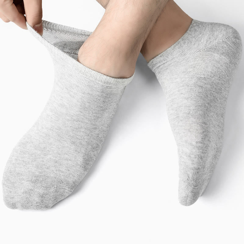 100% Cotton Plus Size Ankle Socks(6 Pairs)
