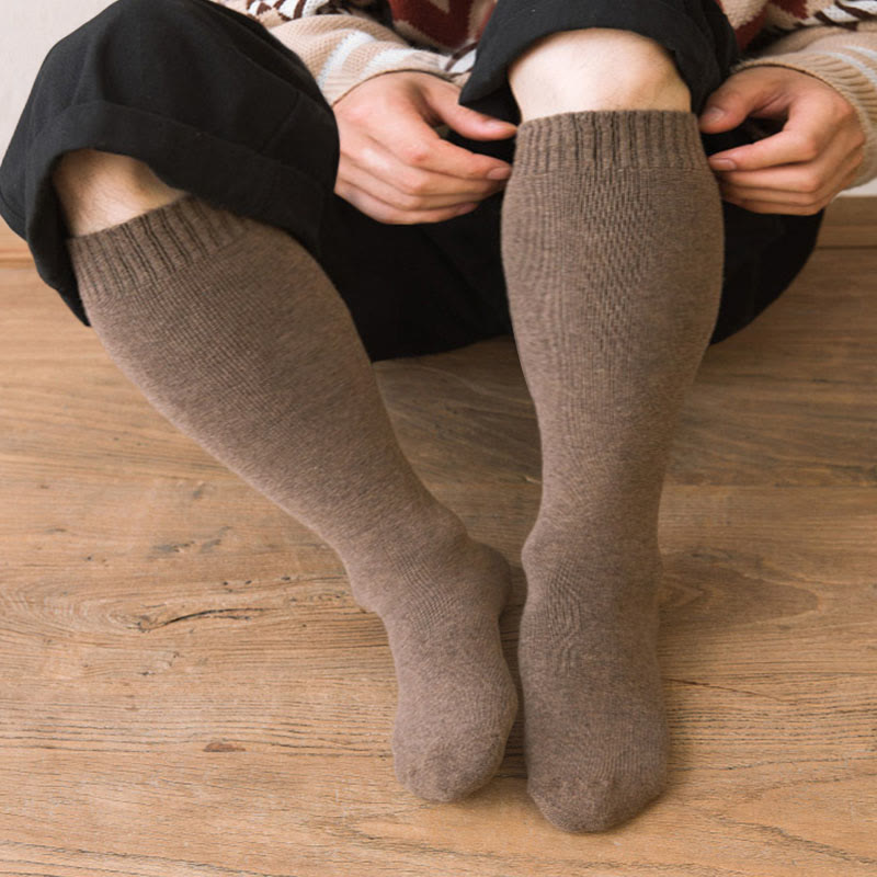 Plus Size Thickened Thermal Knee High Socks(5 Pairs)