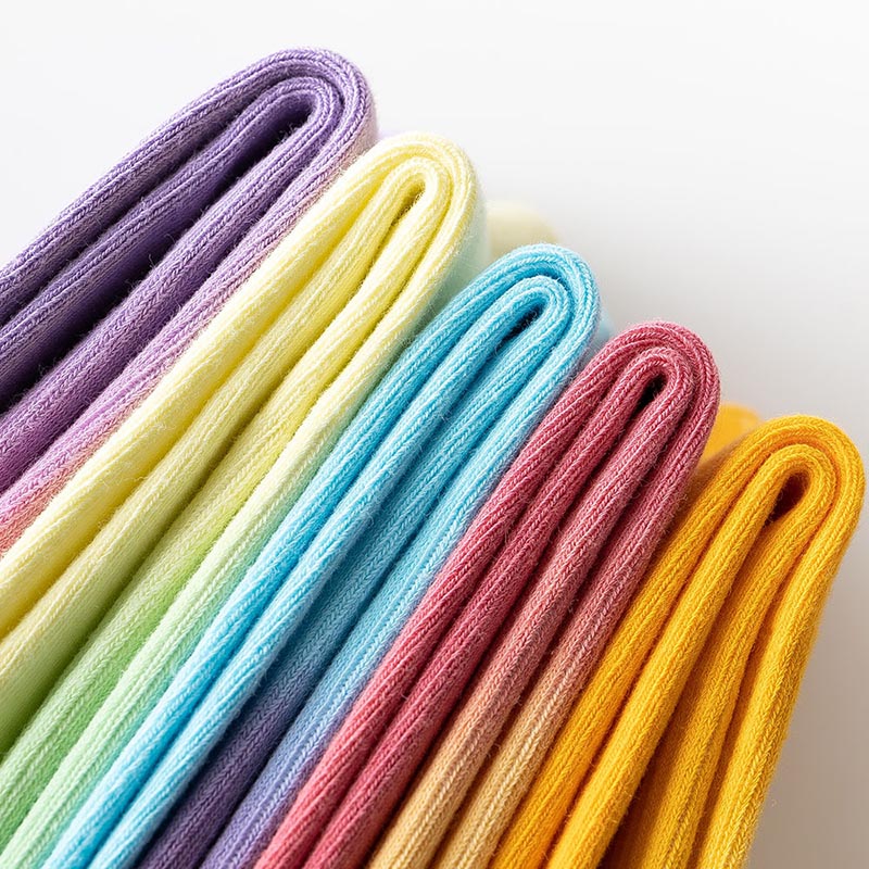 Fashion Gradient Color Quarter Socks(5 Pairs) - image 14
