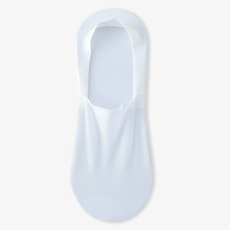 Plus Size Ice Silk No Show Socks(5 Pairs)