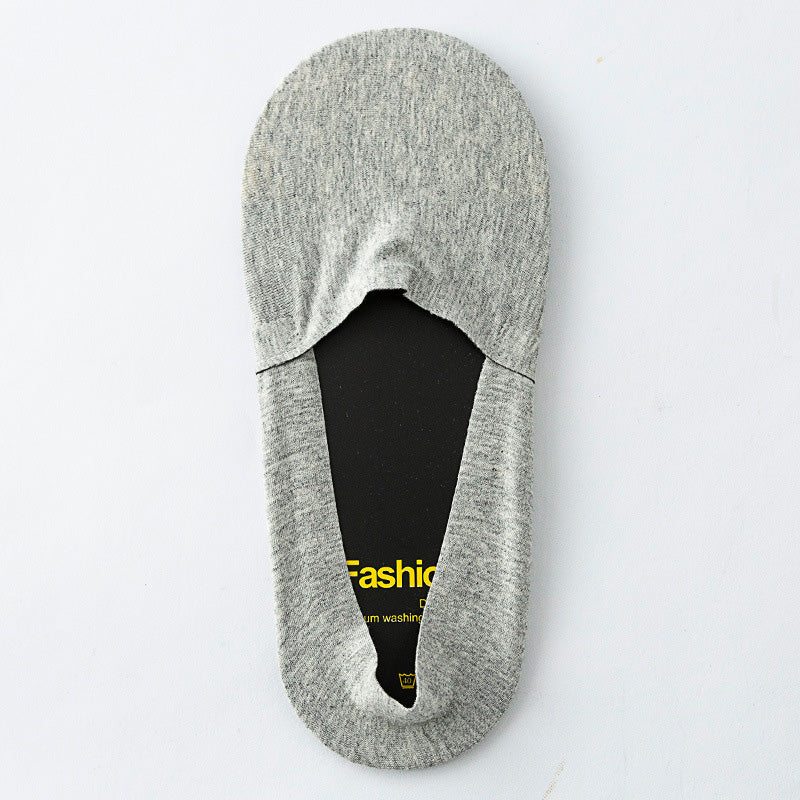 Plus Size Silicone Anti-shedding No Show Socks(5 Pairs)