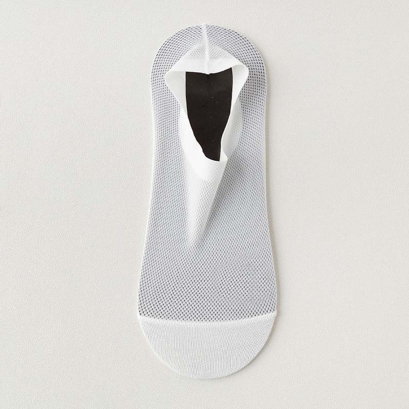Plus Size Ice Silk Breathable Ankle Socks(3 Pairs)