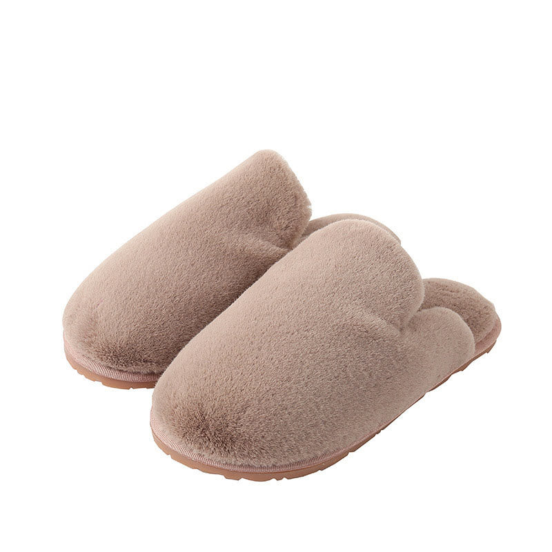 Plus Size Fuzzy House Slippers - Camel - EU42-43(US11-12) - image 14