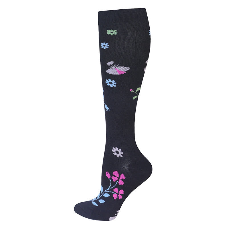 Butterfly Dragonfly Compression Socks(3 Pairs) - image 3