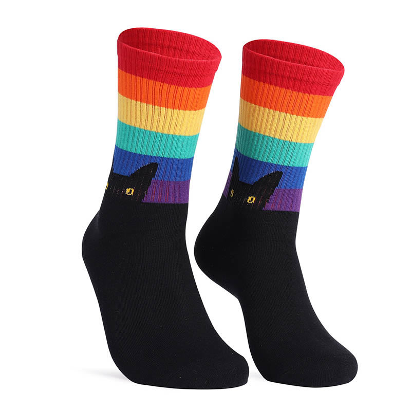 Cat Dog Quarter Socks(4 Pairs) - image 4