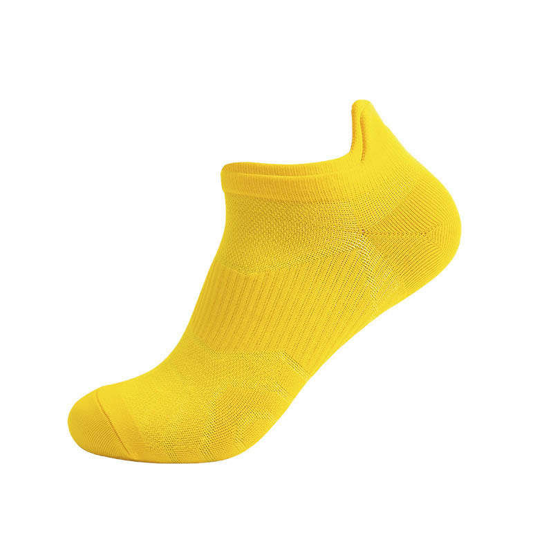 Sports Durable Ankle Compression Socks(9 Pairs) - Yellow - EU37-44(US4-10) - image 9