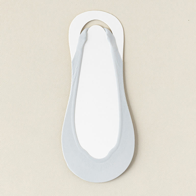 Summer Padded Half No Show Socks(6 Pairs) - Grey - EU37-40(US4-7) - image 14