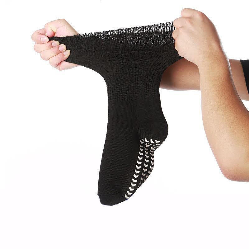 Plus Size Anti Slip Knee High Diabetic Socks(2 Pairs)