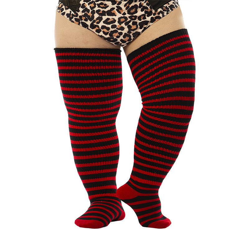 Plus Size Halloween Thigh High Knee Socks - image 7
