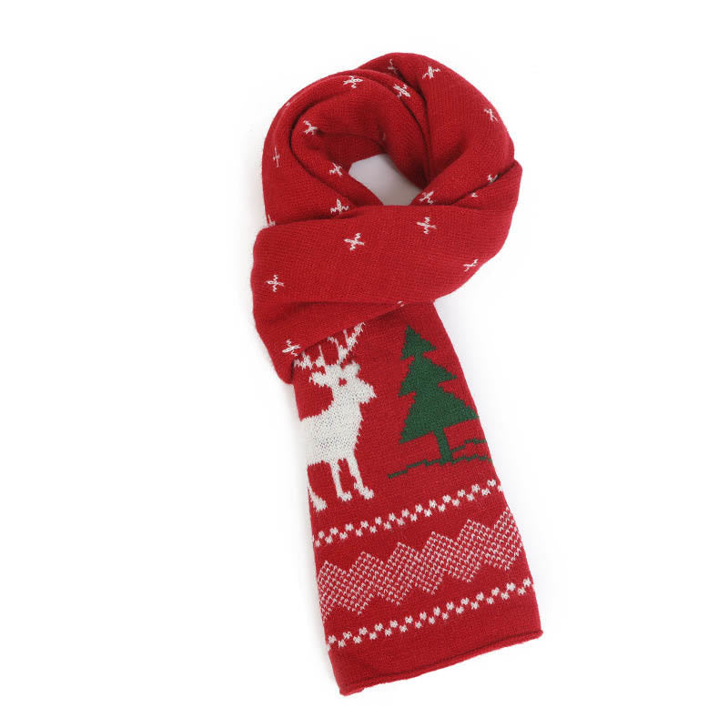 Christmas Style Beanie Scarf Gloves 3 In 1 Set