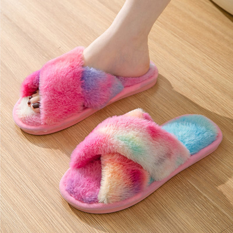 Winter Soft Rendering Slippers