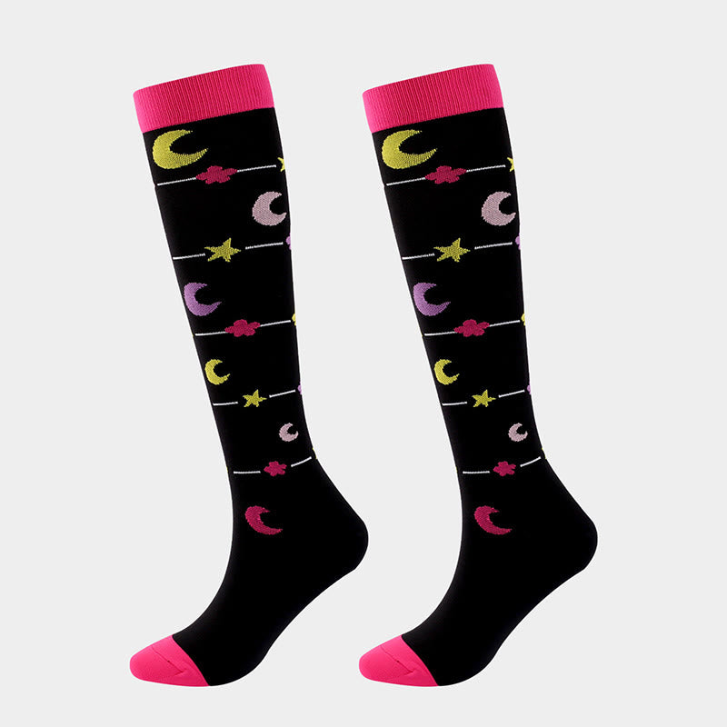 Cute Fashion Sports Compression Socks(7 Pairs)
