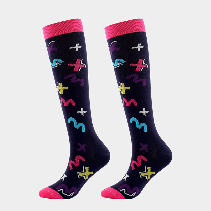 Cute Fashion Sports Compression Socks(7 Pairs)