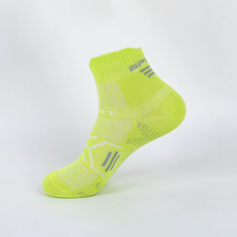Candy Color Quarter Compression Socks(7 Pairs)