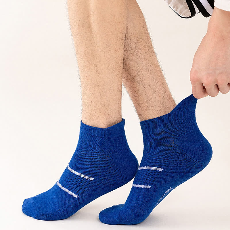 Plus Size Two Bars Quarter Compression Socks(10 Pairs)