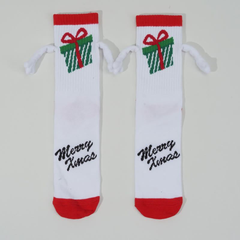 Plus Size Christmas Magnetic Crew Socks(3 Pairs) - image 9