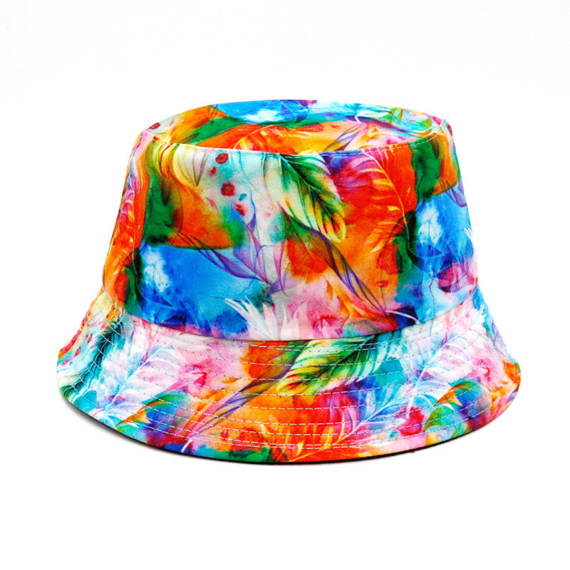 Plus Size Special Printed Bucket Hat