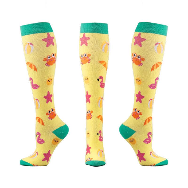 Cute Animals Compression Socks(5 Pairs) - image 6