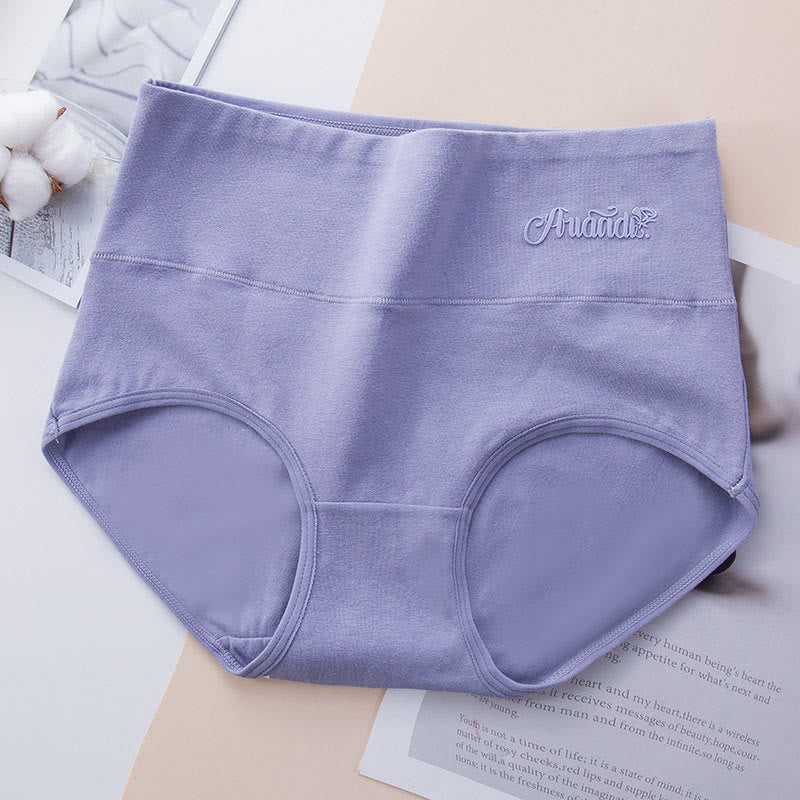 Plus Size High Waist Stretchy Panty(4 Packs) - image 12