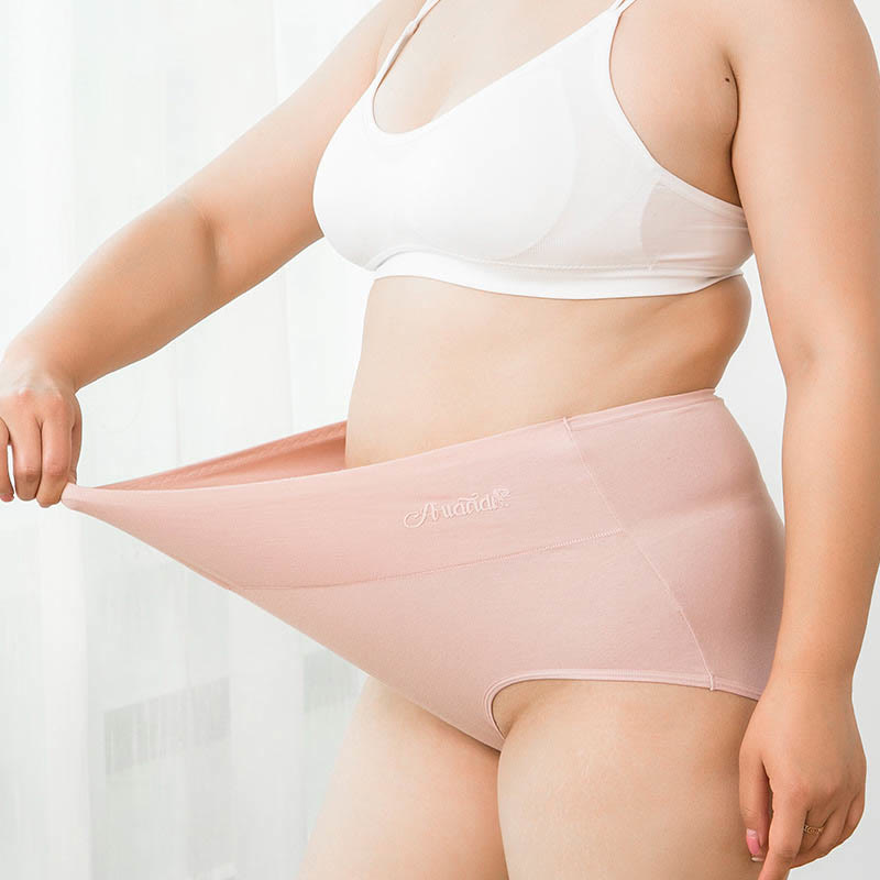 Plus Size High Waist Stretchy Panty(4 Packs) - image 3