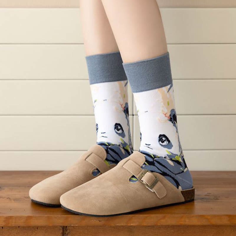 Cartoon Animals Quarter Socks(6 Pairs) - image 5