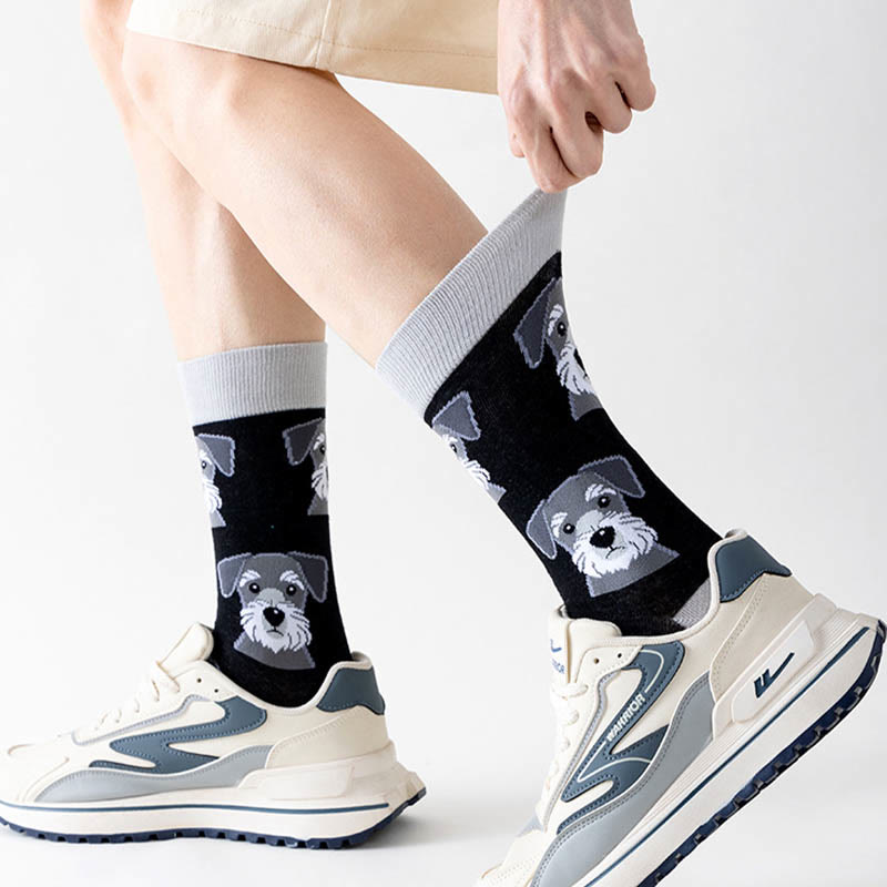 Panda Dog Cat Quarter Socks(5 Pairs) - image 5