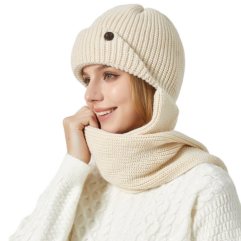 Ear Protection Beanie Scarf 2 In 1 Set - image 12