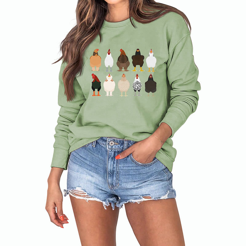 Plus Size Chick Print Sweatshirt - image 27
