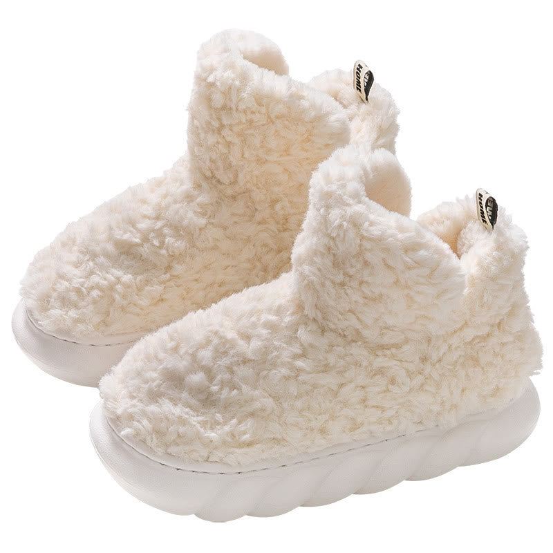 Plus Size Thick Sole Warm Slippers