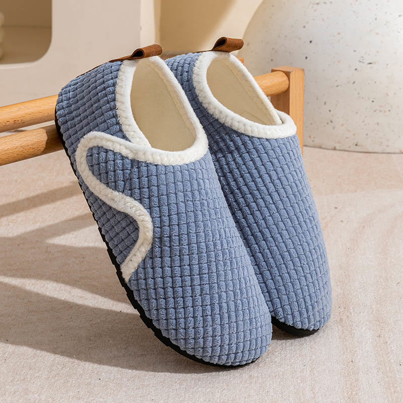 Plus Size Cozy Lightweight Slippers - Blue - EU43-44(US9-10) - image 13