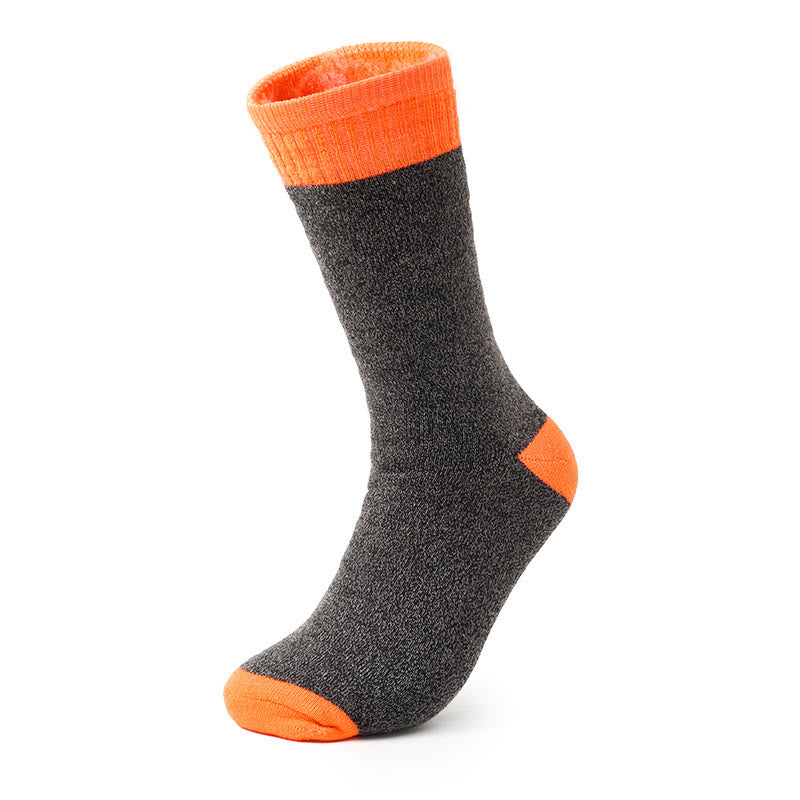 Leisure Outdoor Crew Socks(3 Pairs) - Orange - EU42-46(US8.5-12) - image 4