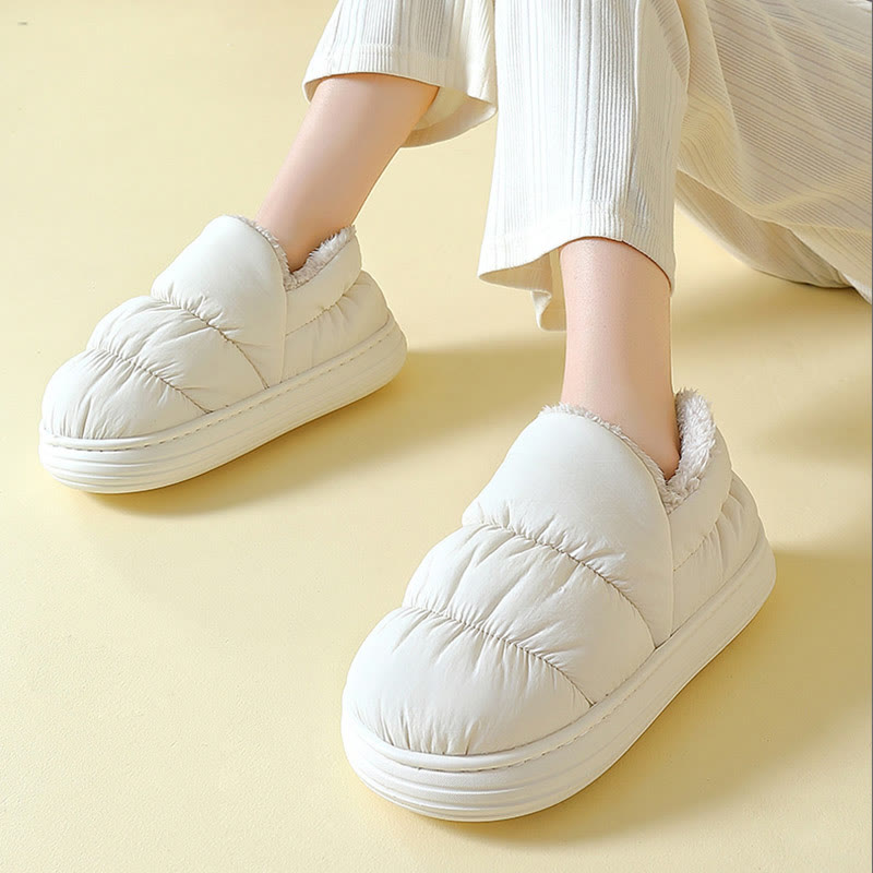 Plus Size Waterproof Thick Soles Slippers