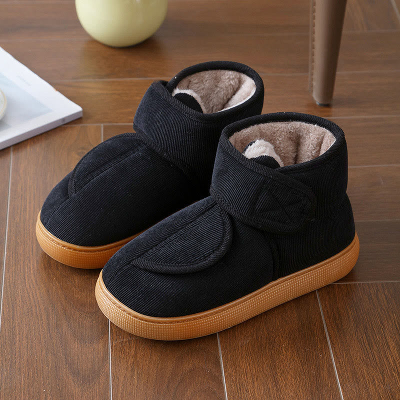 Plus Size Edema Feet Diabetic Ankle Slippers - Black - EU45-46(US11-12) - image 10