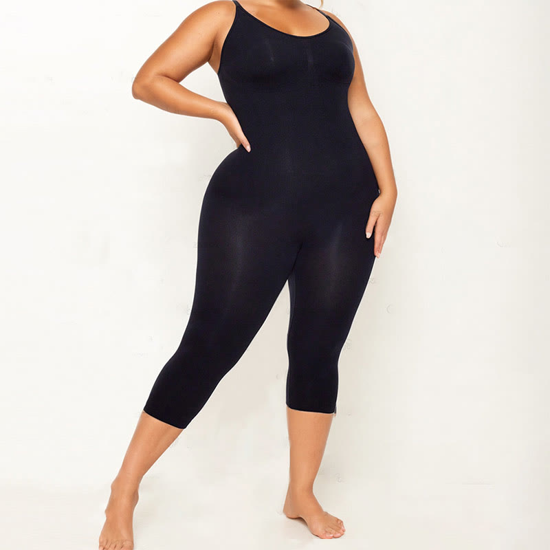 Plus Size Seamless One-piece Bodysuit