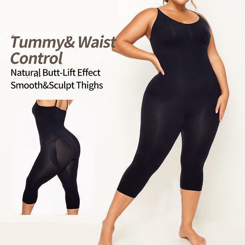Plus Size Seamless One-piece Bodysuit