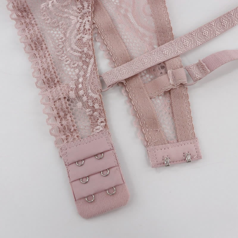 Sexy Sheer Lace Underwire Bra