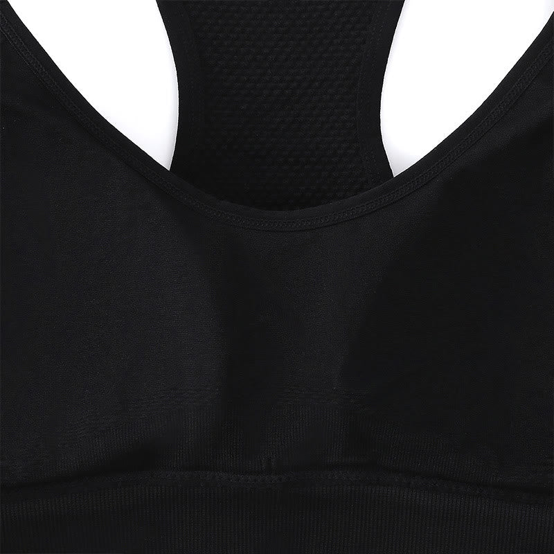 Plus Size Seamless Elastic One-piece Breathable Wire-free Bra