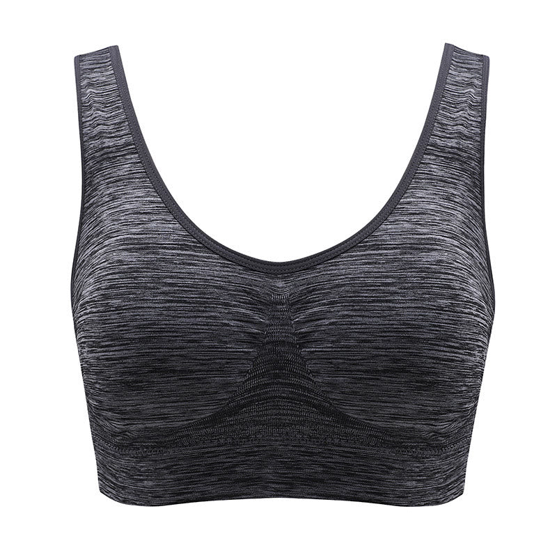Plus Size Breathable Sports Wireless Bra