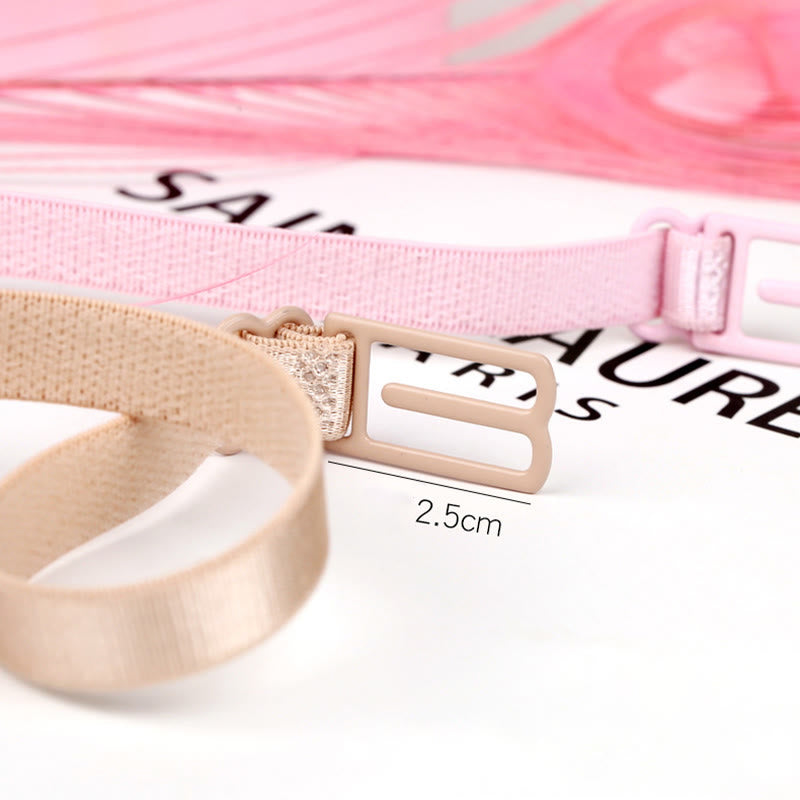 Solid Color Anti-slip Elastic Bra Strap Holder(6 Packs)