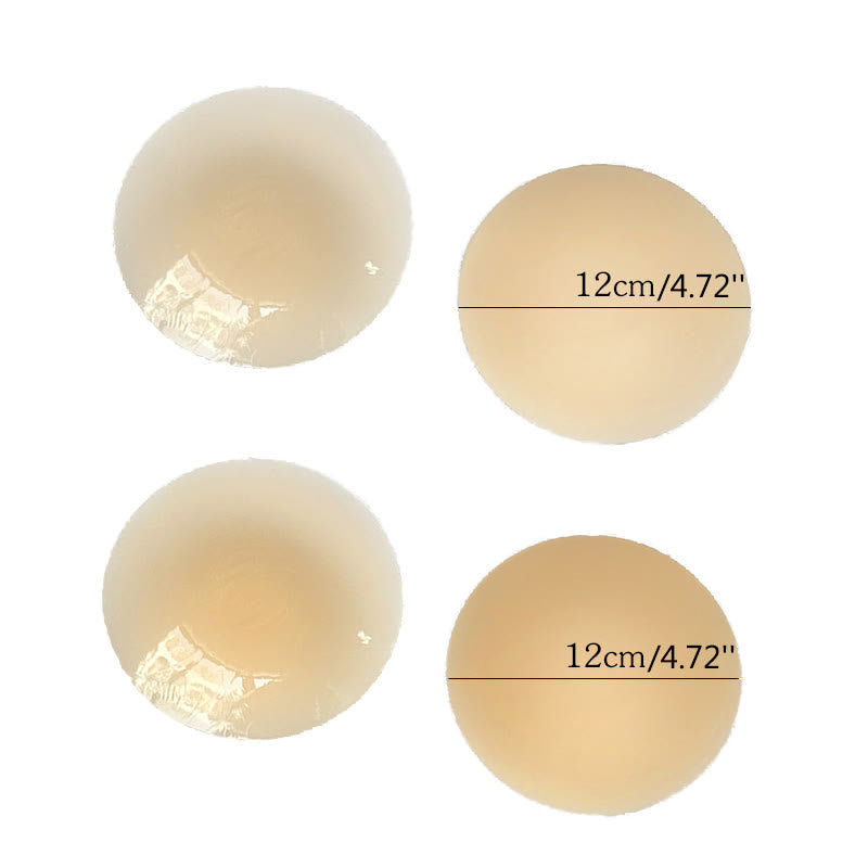 Thin Solid Silicone Nipple Cover(2 Pairs)