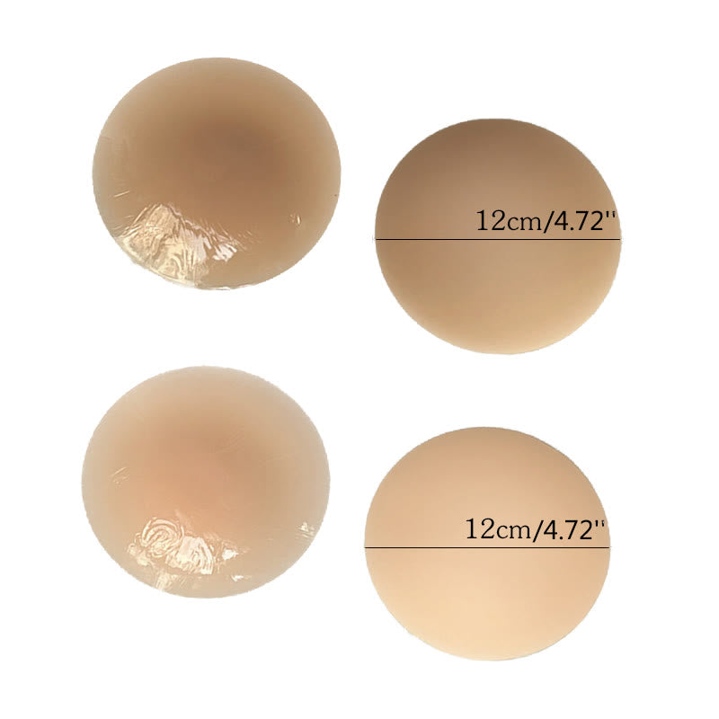 Thin Solid Silicone Nipple Cover(2 Pairs)