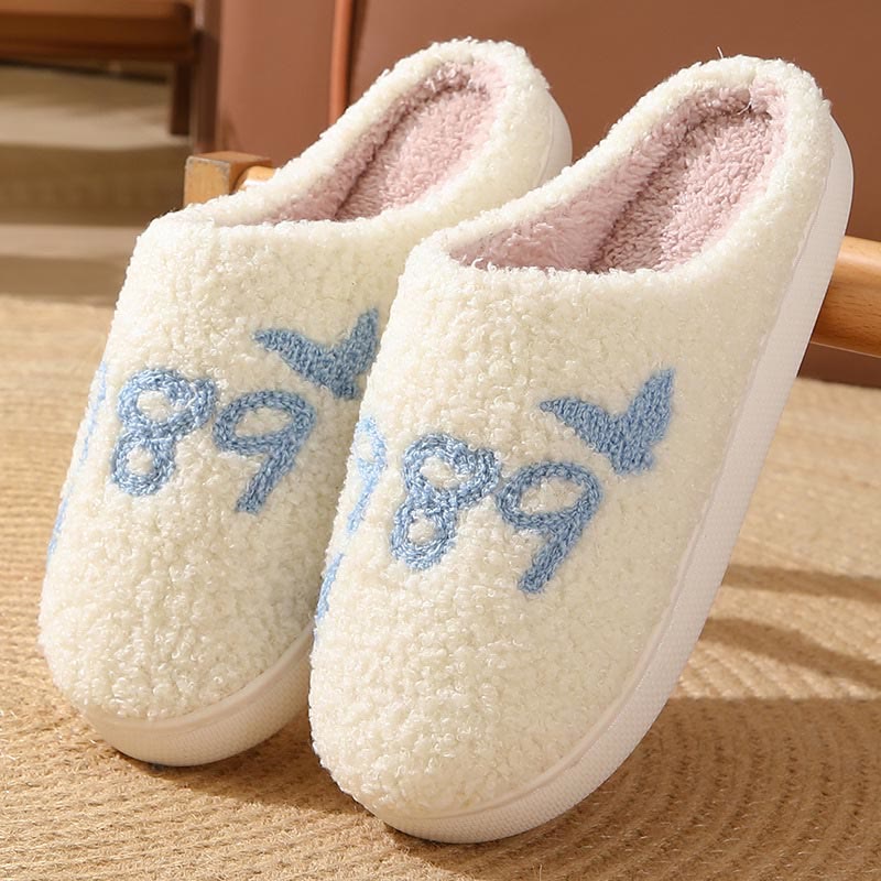 Plus Size Number Slippers