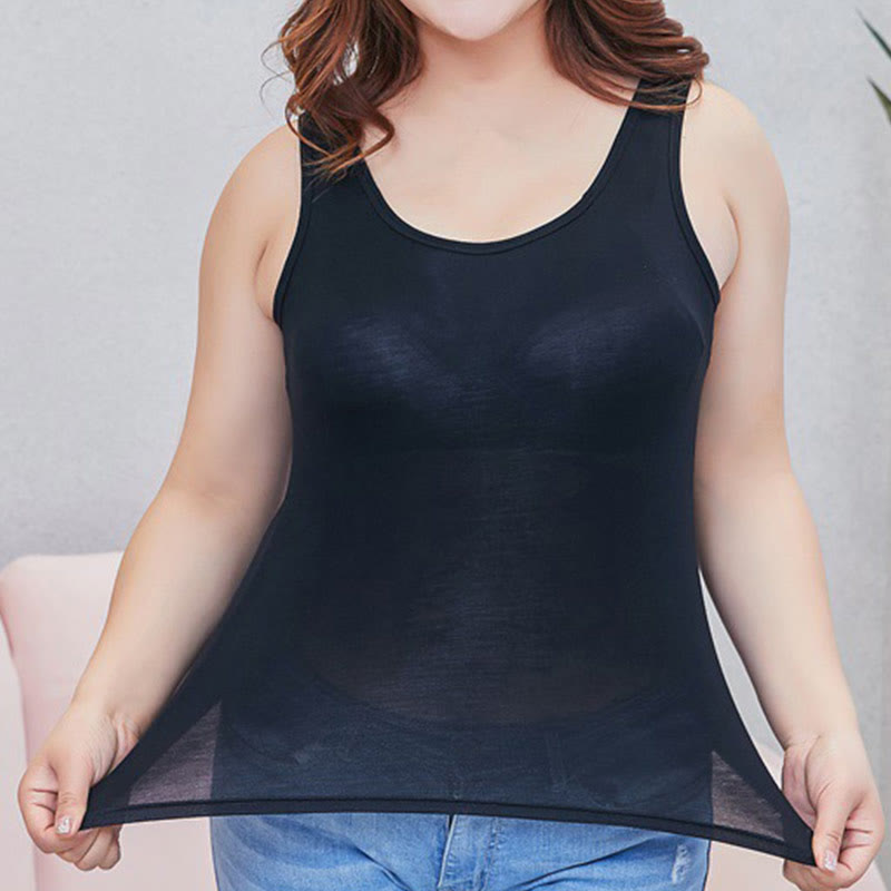 Plus Size Loose Padded Wire-free Yoga Camisole