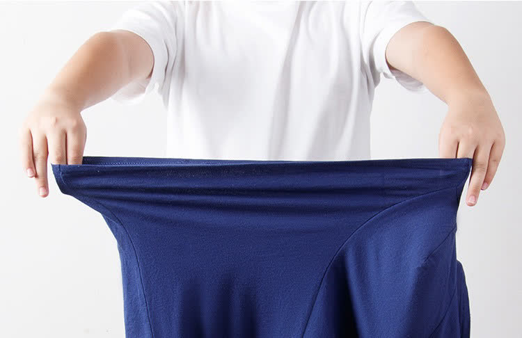 Plus Size High Waist Loose Cotton Men's Boxer Brief(2 Packs)