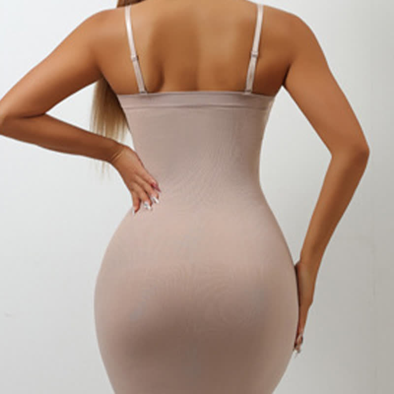 Sexy Seamless Suspender One-piece Hip Skirt