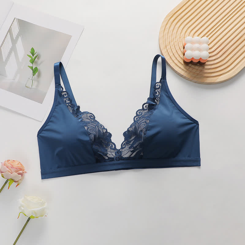 Sexy Ultra Thin See-through Lace Wireless Bra