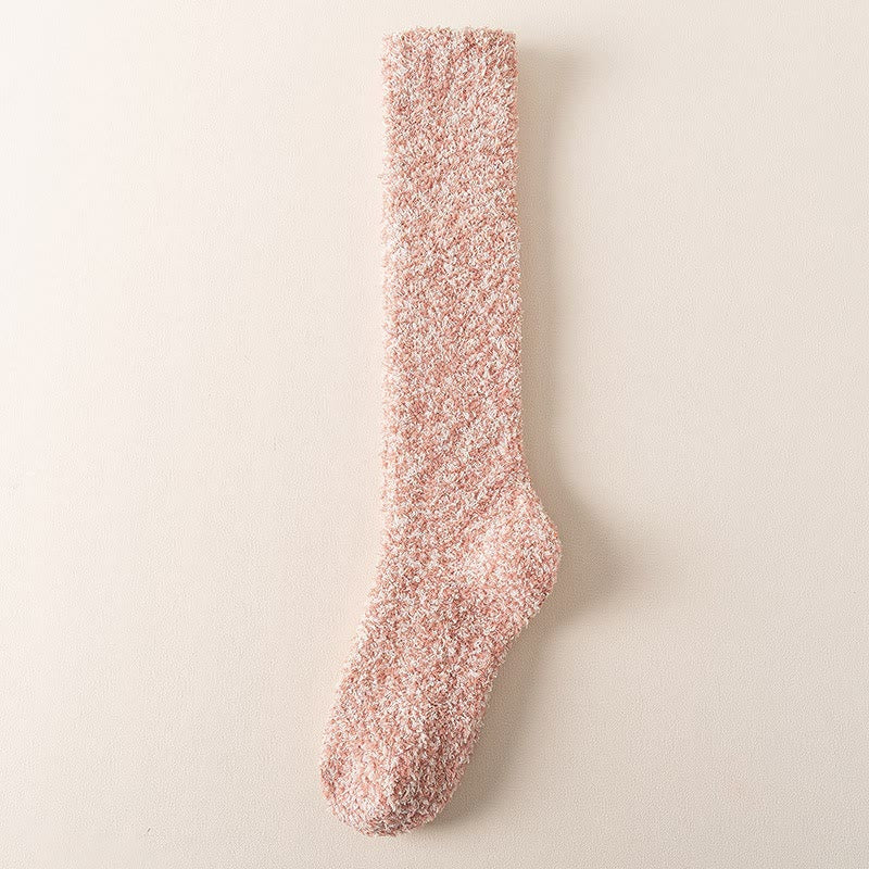 Thickening Knee High Socks(3 Pairs) - Pink - EU39-45(US6-11) - image 11