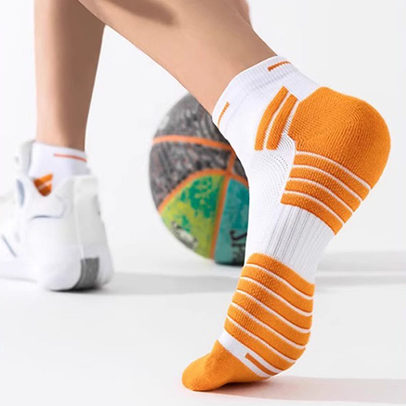 Plus Size Lightweight Cushioning Ankle Compression Socks(4 Pairs)