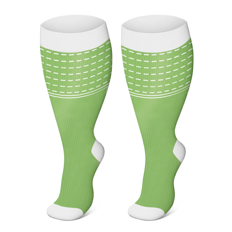 Plus Size Line Compression Socks(3 Pairs)