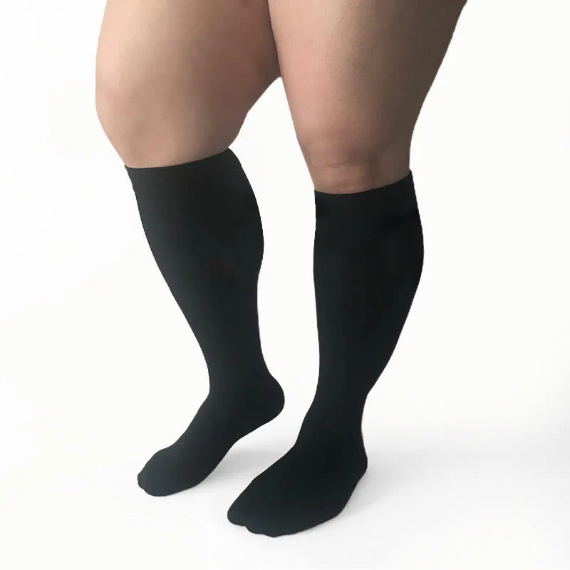 Bundle Plus Size Thigh Sleeves + Knee High Compression Socks - image 9